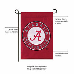 University of Alabama Crimson Tide Flag - Garden Size - Collegiate Home