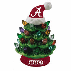 8" LED Ceramic Christmas Tree, University of Alabama - Collegiate Home