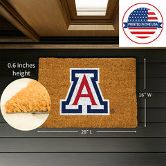 Coir Mat, 16"x28", University of Arizona - Collegiate