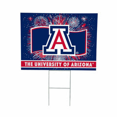 University of Arizona Yard Sign, Patriotic - Collegiate Home