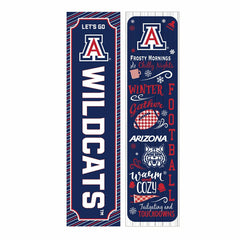 University of Arizona 46" Double Sided Leaner, Winter Seasonal - Collegiate Home