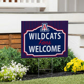 University of Arizona Coroplast Yard Sign, "Fans Welcome" - Collegiate Home