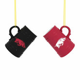 University of Arkansas Ceramic Mini Stein, 3oz, set of 2 - Collegiate Home