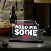 University of Arkansas College Rectangle Desklite LED Decor - Collegiate Home