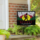 University of Arkansas Yard Sign, Bigfoot - Collegiate Home