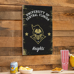 University of Central Florida Wood Wall Sign, 16x24 - Collegiate Home