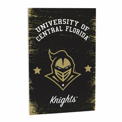 University of Central Florida Wood Wall Sign, 16x24 - Collegiate Home