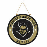 University of Central Florida Round Door Décor with Hanging Rope, 18x1 - Collegiate Home