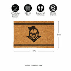 University of Central Florida Large One Color Coir Mat, 36"x24" - Collegiate