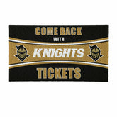 28" x 16" PVC Trapper Mat, Come Back with Tickets, University of Centr - Collegiate