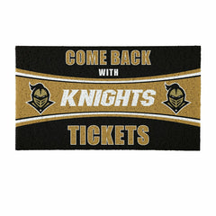 28" x 16" PVC Trapper Mat, Come Back with Tickets, University of Centr - Collegiate
