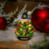 4" Mini LED Tabletop Christmas Tree, Set of 2, University of Colorado - Collegiate Home