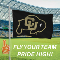 University of Colorado Single Sided Flag w/ 2 Grommets, 3'x5' - Collegiate Home