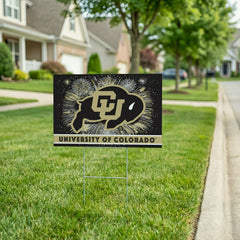 University of Colorado Yard Sign, Patriotic - Collegiate Home