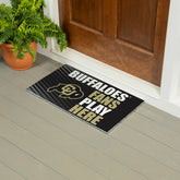 University of Colorado Fan Mat, 28"x16" - Collegiate