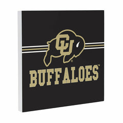 University of Colorado Wood Wall Sign, 12x12 - Collegiate Home