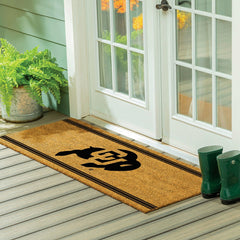 University of Colorado Extra Large One Color Coir Mat, 60"x24" - Collegiate