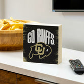 University of Colorado Plock, Down Home Fans, 6x6 - Collegiate Home