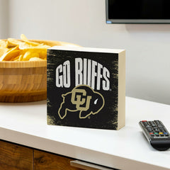 University of Colorado Plock, Down Home Fans, 6x6 - Collegiate Home