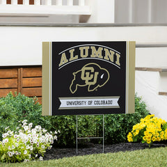 University of Colorado Coroplast Yard Sign Alumni - Collegiate Home