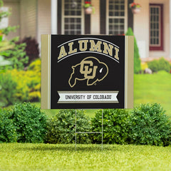 University of Colorado Coroplast Yard Sign Alumni - Collegiate Home