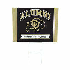 University of Colorado Coroplast Yard Sign Alumni - Collegiate Home