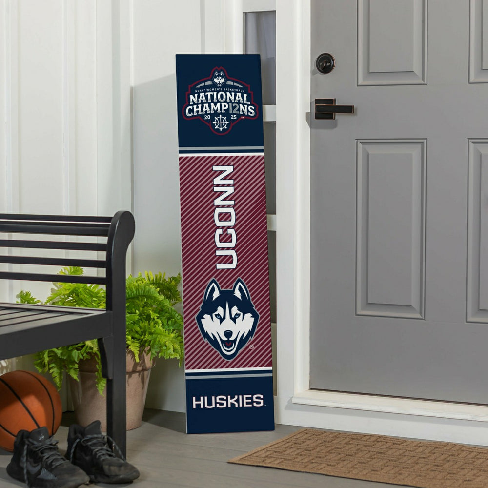 University of Connecticut, Womens NCAA Basketball Champions Porch Leaner, 47" - Collegiate Home