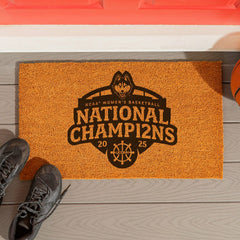 University of Connecticut, Womens NCAA Basketball Champions Coir Mat, - Collegiate