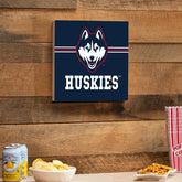 University of Connecticut Wood Wall Sign, 12x12 - Collegiate Home