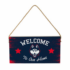 University of Connecticut Wood Wall Sign, 6x11 - Collegiate Home