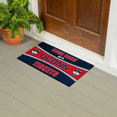 28" x 16" PVC Trapper Mat, Come Back with Tickets, Uconn - Collegiate