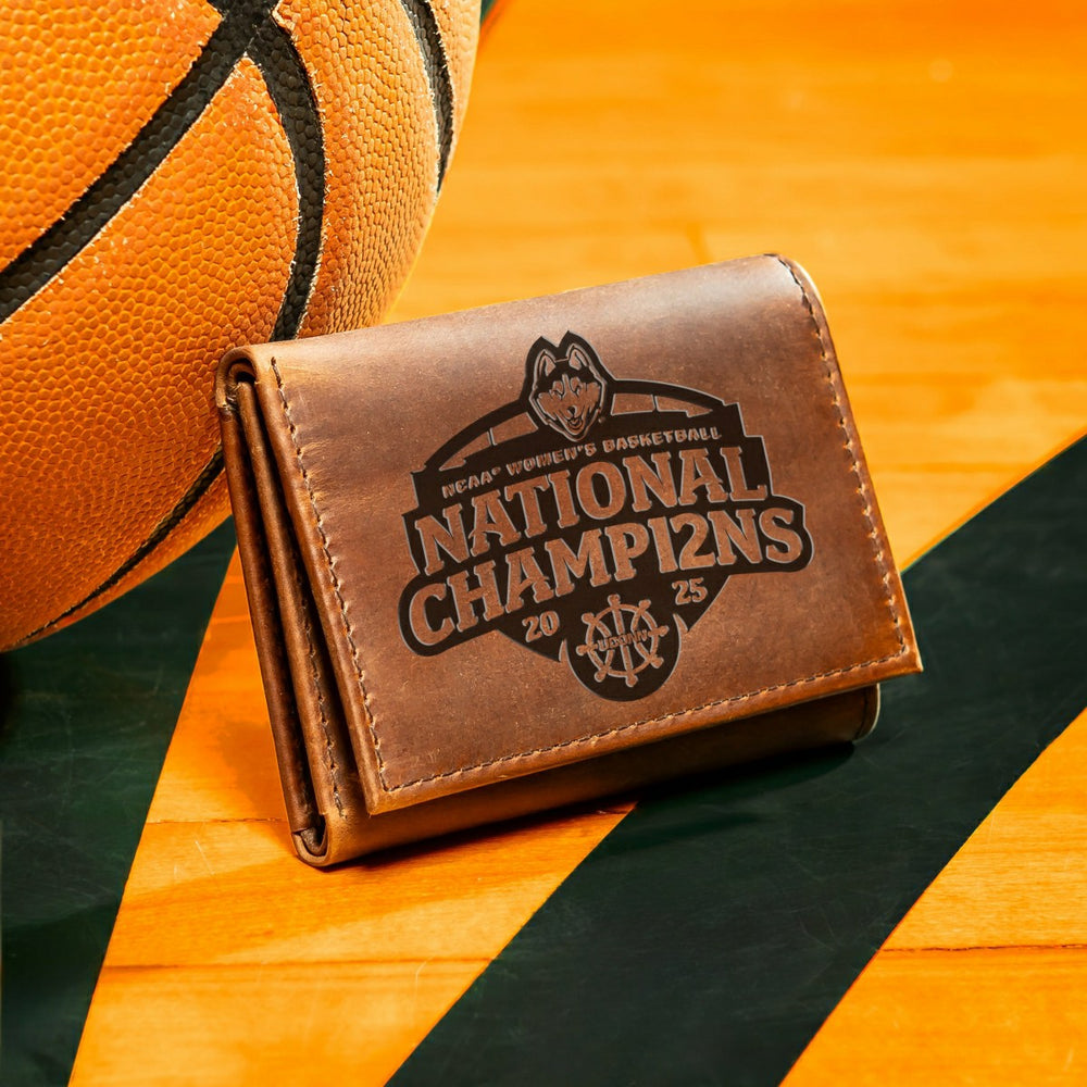 University of Connecticut, Womens NCAA Basketball Champions Wallet, Tr - Collegiate Home