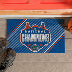 University of Florida, Mens NCAA Basketball Champions Turf Mat, Color - Collegiate