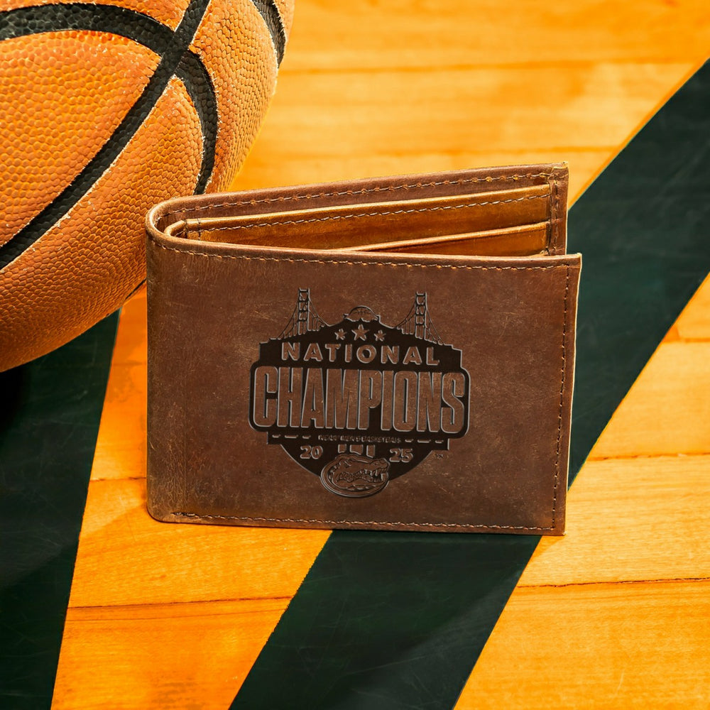 University of Florida, Mens NCAA Basketball Champions Wallet, Bi-fold, - Collegiate Home