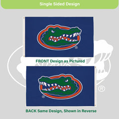 University of Florida Single Sided Flag w/ 2 Grommets, 3'x5' - Collegiate Home