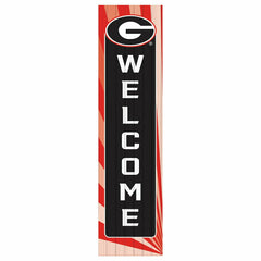 University of Georgia Summer Seasonal Single Sided Large Leaner, 46" - Collegiate Home