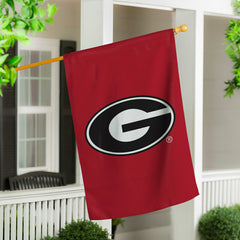 University of Georgia Applique House Flag - Collegiate Home