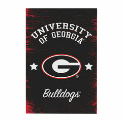 University of Georgia Wood Wall Sign, 16x24 - Collegiate Home