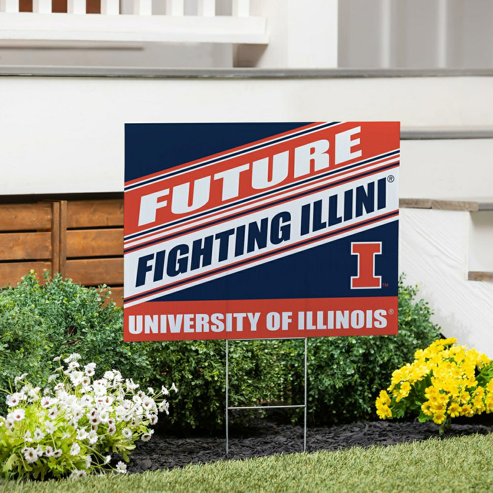 University of Illinois Coroplast Yard Sign, Future Student - Collegiate Home