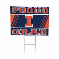 University of Illinois Coroplast Yard Sign Graduate - Collegiate Home