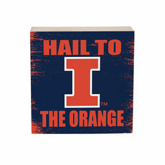 University of Illinois Plock, Down Home Fans, 6x6 - Collegiate Home