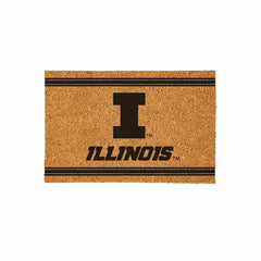 University of Illinois Large One Color Coir Mat, 36"x24" - Collegiate