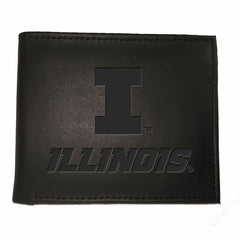 University of Illinois, Bi-Fold Wallet, Black - Collegiate Home