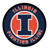 LED Wall Decor, Round, University of Illinois - Collegiate Home