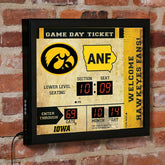 Scoreboard Wall Clock, Iowa - Collegiate Home