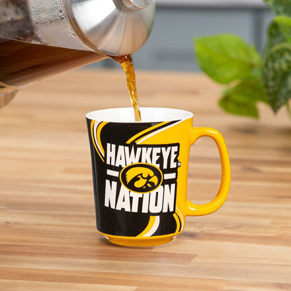 University of Iowa, 14oz Ceramic Cup of Awesome with Matching Box - Collegiate Home