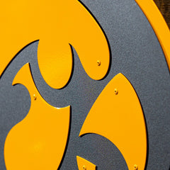 University of Iowa Premier Metal Wall Art - Collegiate Home