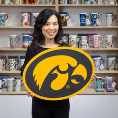 University of Iowa Premier Metal Wall Art - Collegiate Home