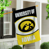 University of Iowa Suede House Flag - Collegiate Home