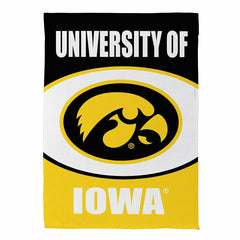University of Iowa Suede House Flag - Collegiate Home